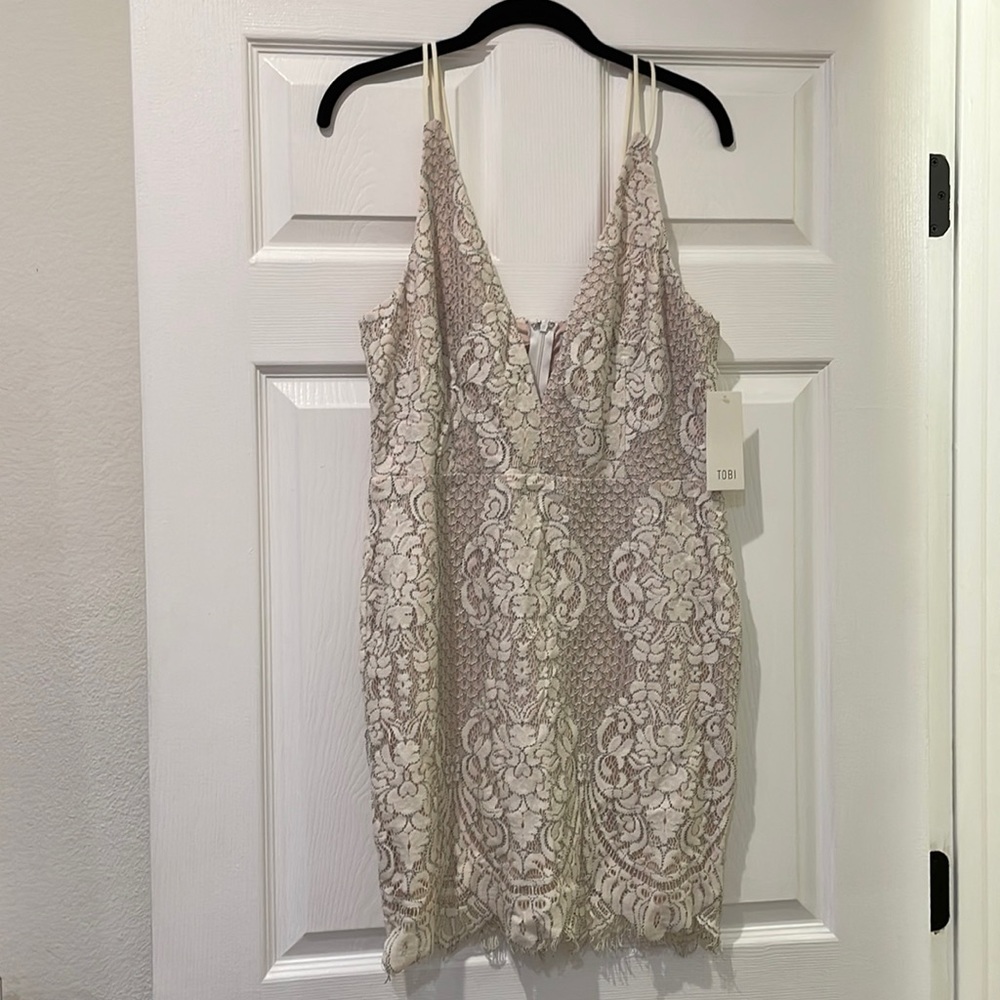 TOBI Lace Mini Dress (XL) New with tags!
